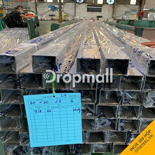 Inox Hộp Vuông 304 - Thép Không Gỉ 304 KM-LDT